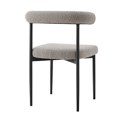 Gray & Black Dining Chair - Set of 2