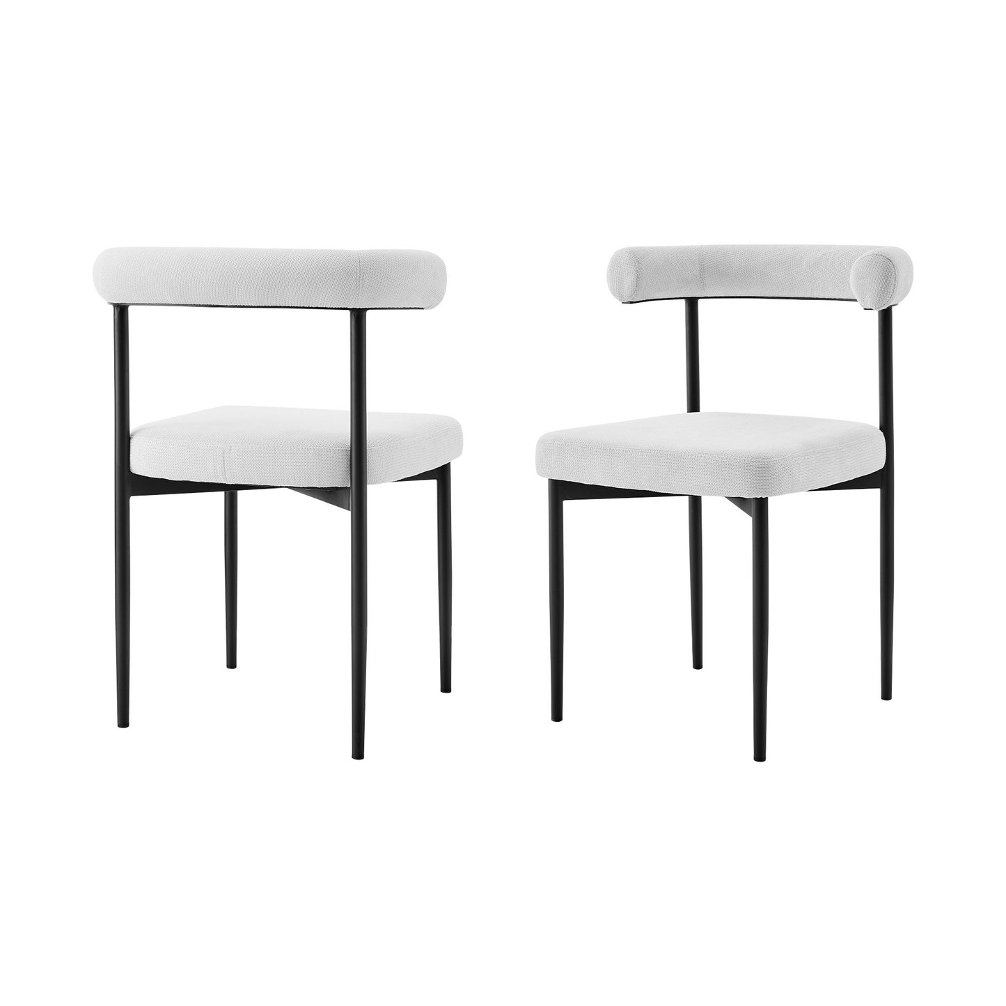 Gray & Black Dining Chair - Set of 2