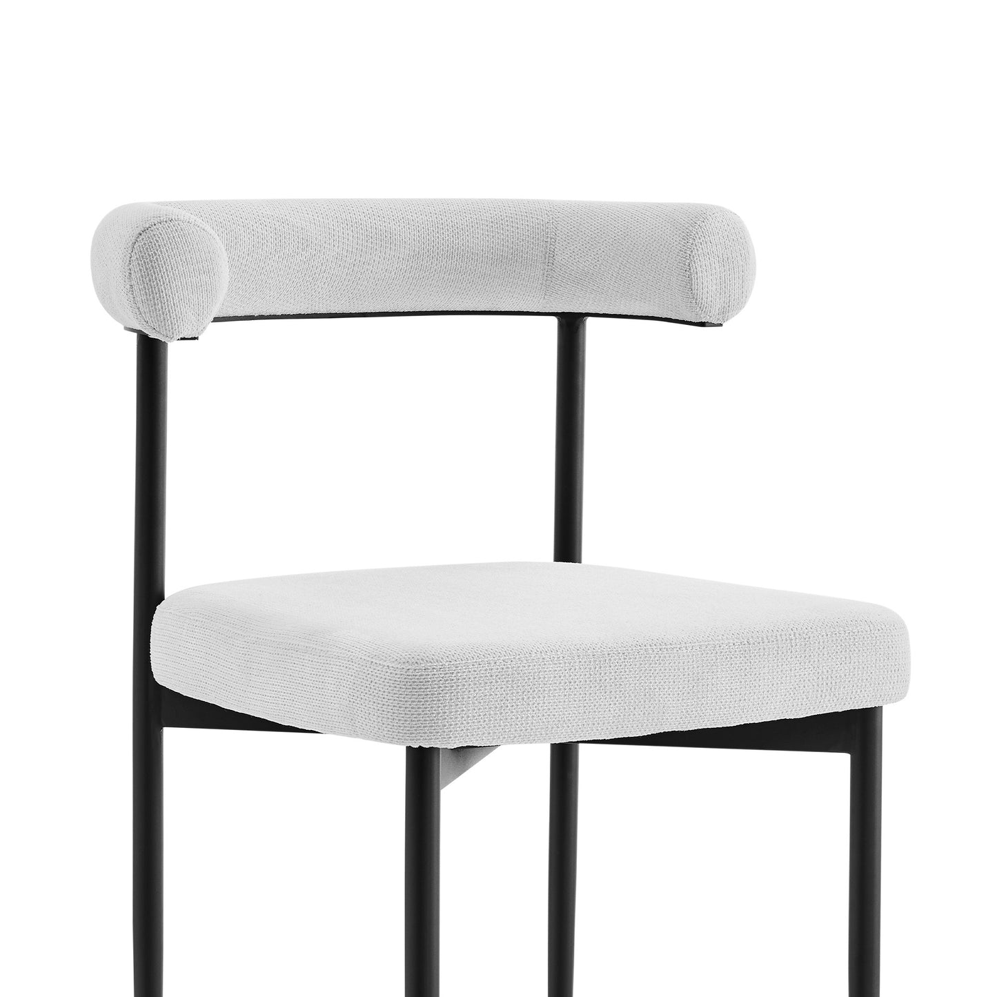 Gray & Black Dining Chair - Set of 2
