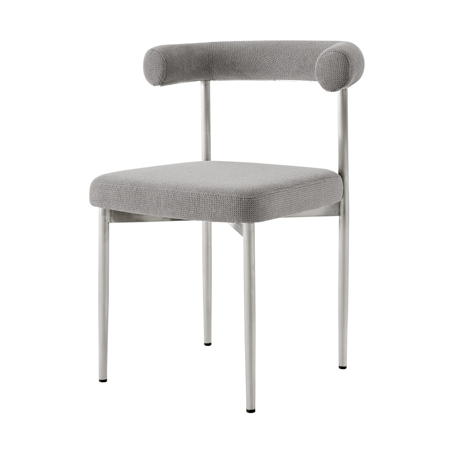 Gray & Silver Dining Chair - Set of 2