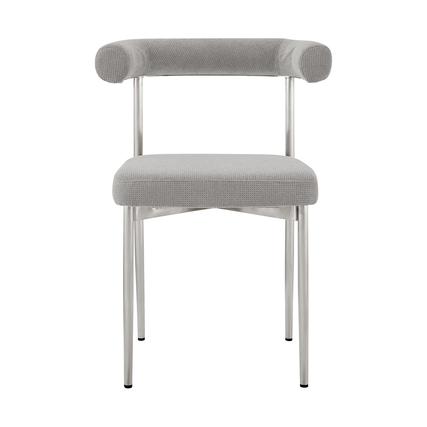 Gray & Silver Dining Chair - Set of 2