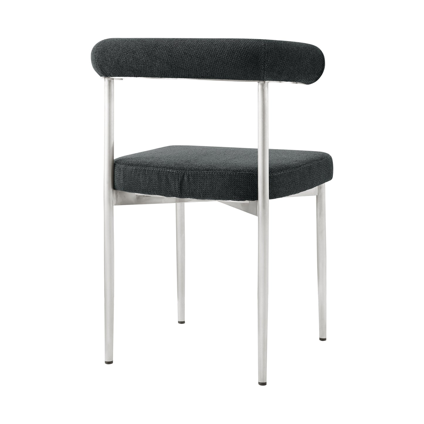 Gray & Silver Dining Chair - Set of 2