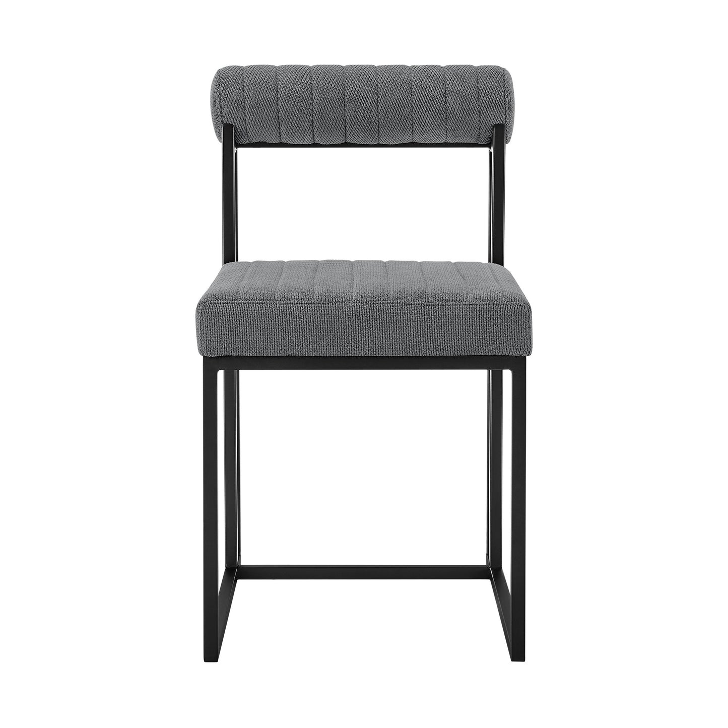 Gray & Black Dining Chair - Set of 2