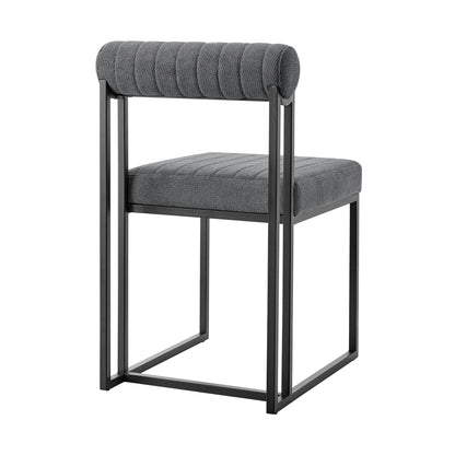 Gray & Black Dining Chair - Set of 2