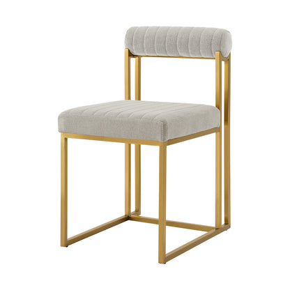 Gray & Gold Dining Chair - Set of 2