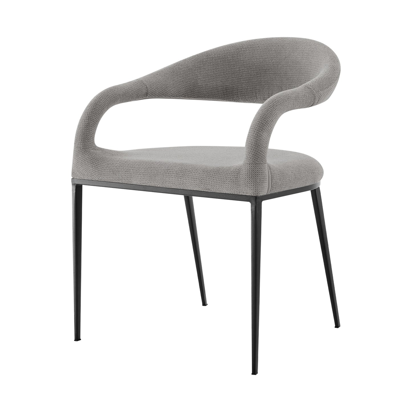 Gray & Black Dining Chairs - Set of 2