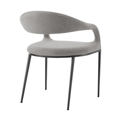 Gray & Black Dining Chairs - Set of 2