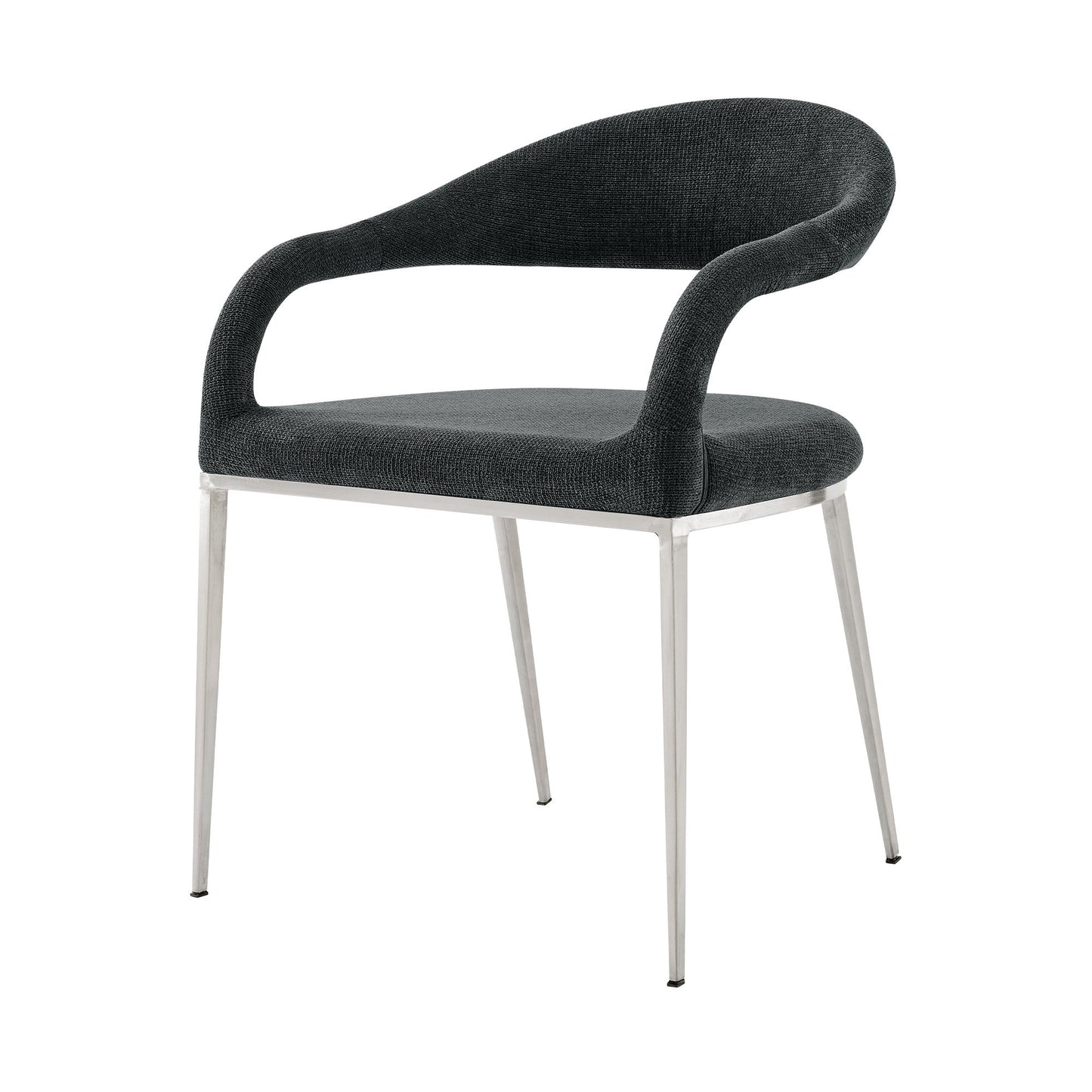 Gray & Silver Dining Chairs - Set of 2