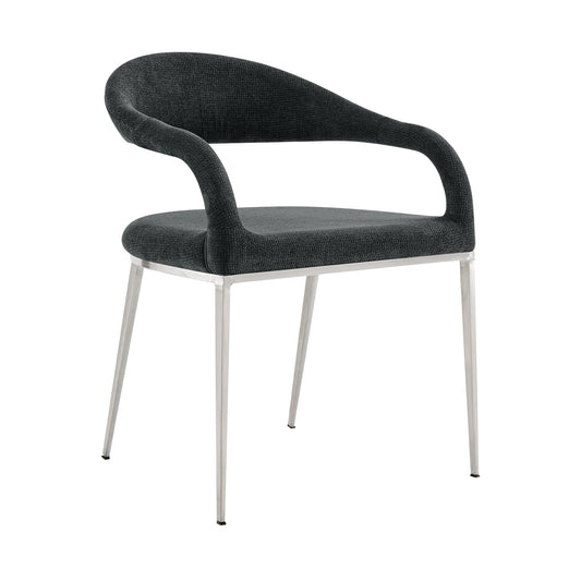 Gray & Silver Dining Chairs - Set of 2