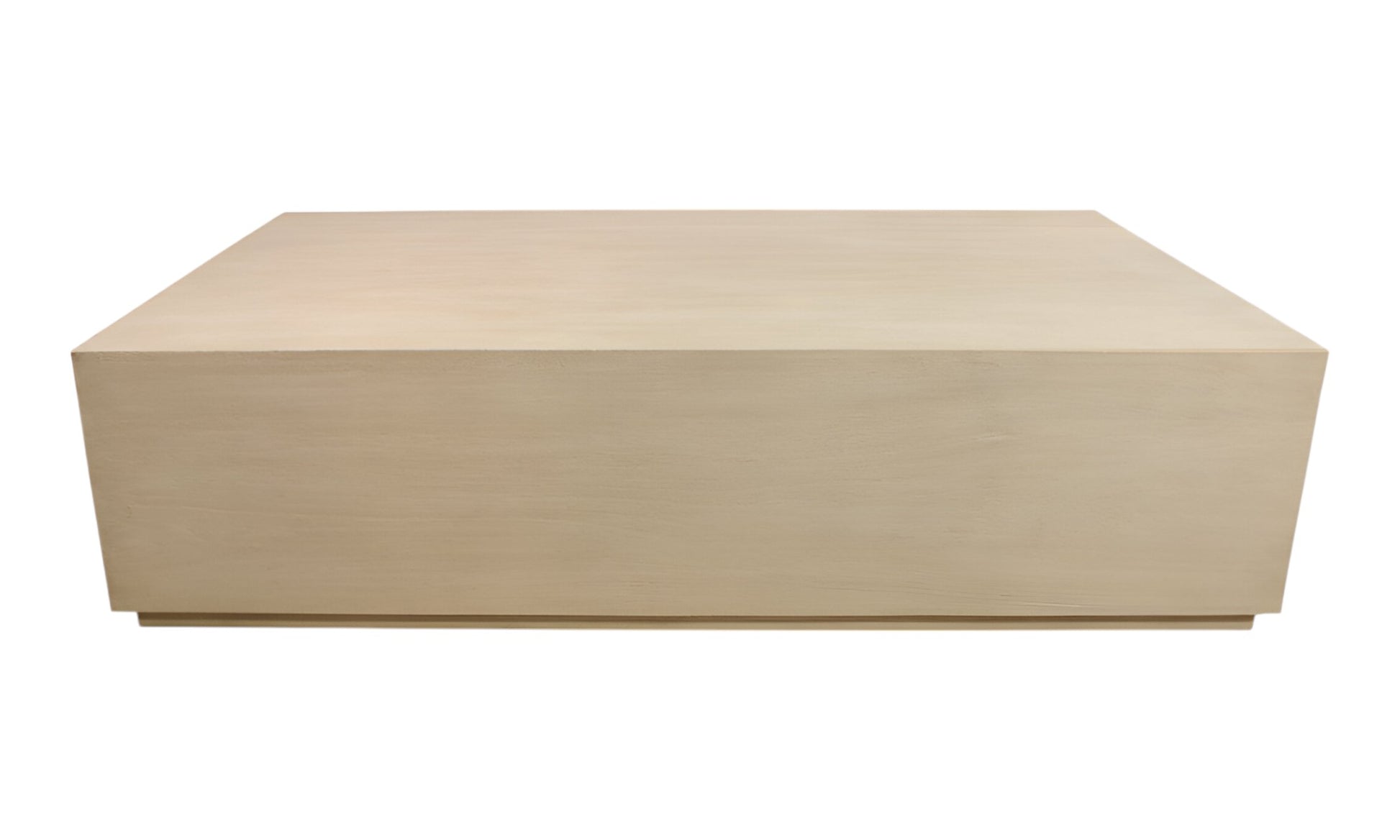 Natural Solid Wood Distressed Coffee Table image 4