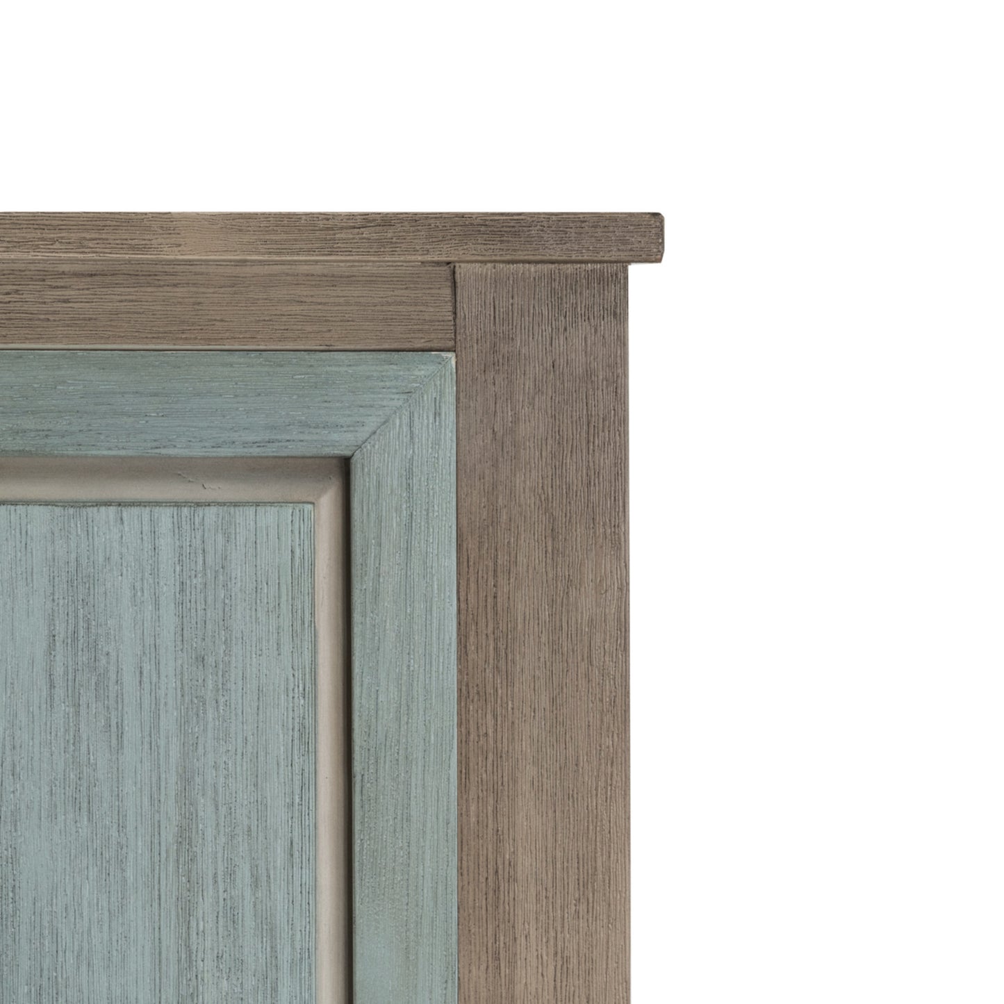 Shiplap Texture Distressed Solid Wood Bed Frame