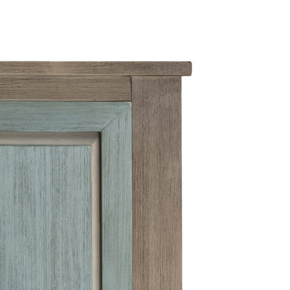 Shiplap Texture Distressed Solid Wood Bed Frame