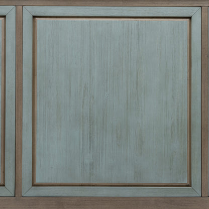 Shiplap Texture Distressed Solid Wood Bed Frame