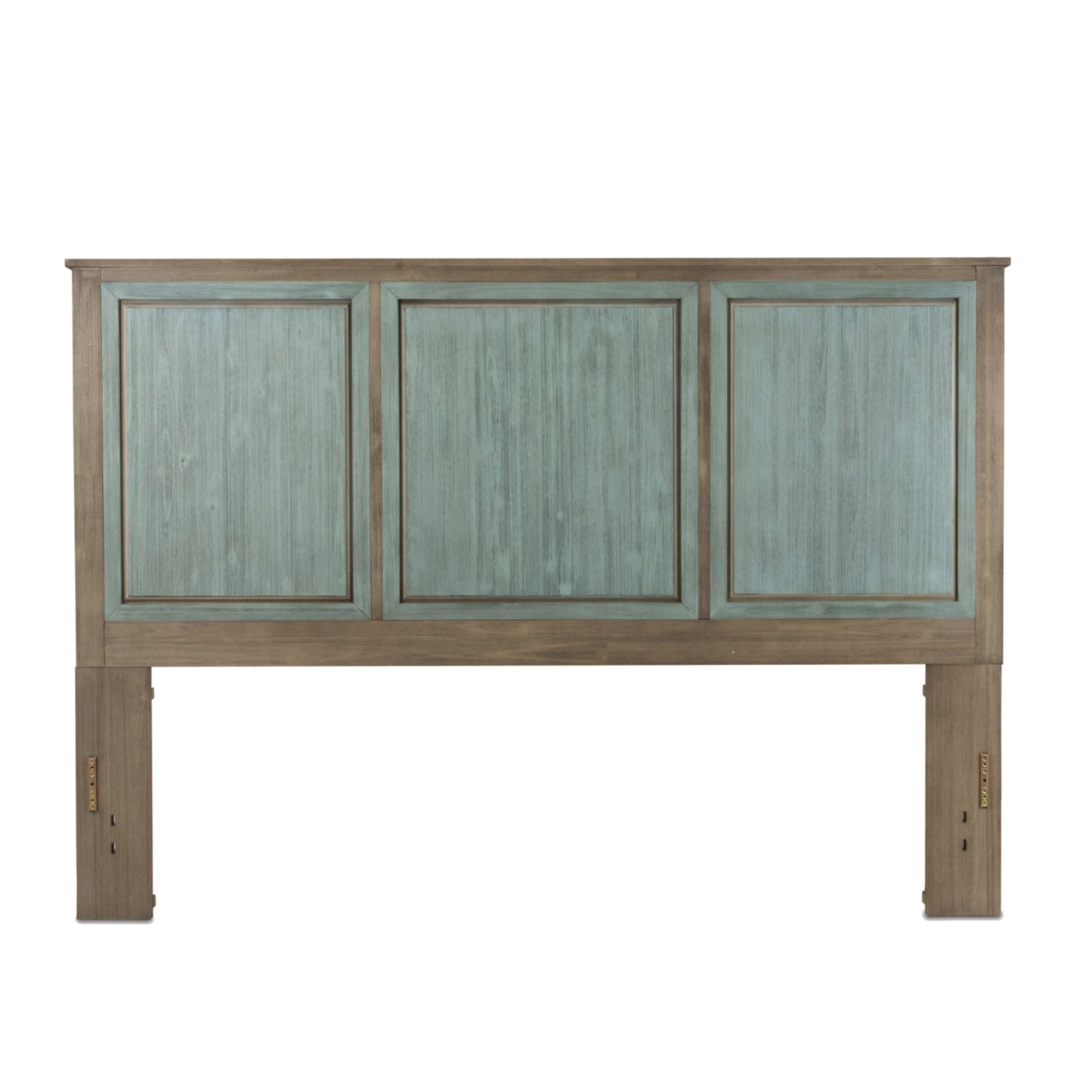 Shiplap Texture Distressed Solid Wood Bed Frame
