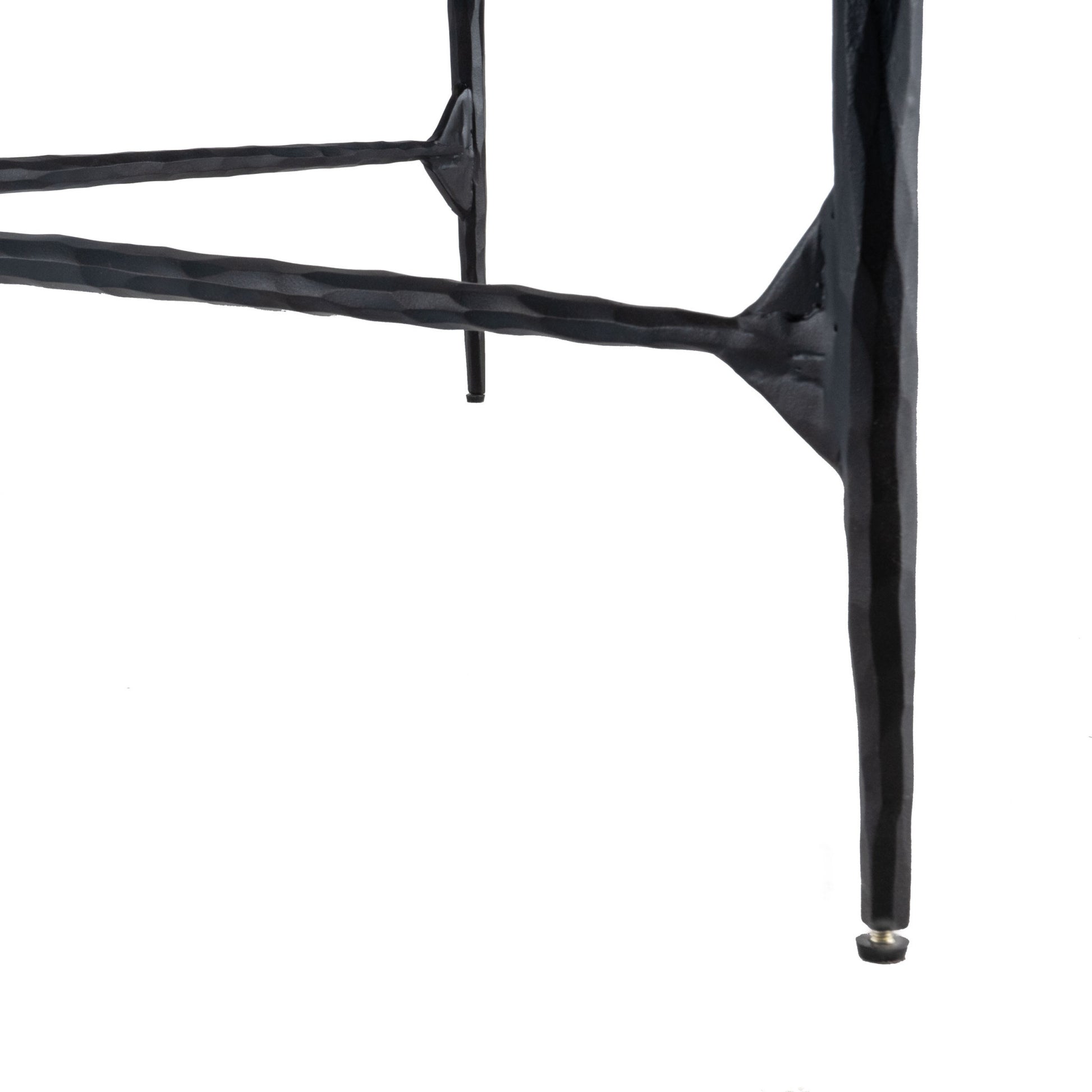Black & White Genuine Marble & Iron Square Coffee Table image 7