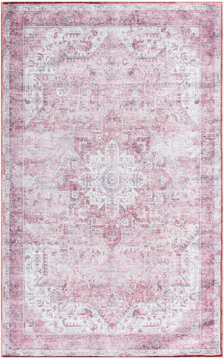 Nourison Pink Machine Washable Rug - 3' x 5'