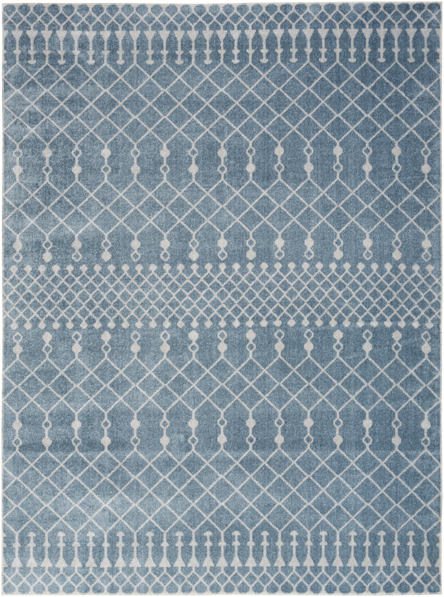 Nourison Astra Blue Pet Friendly Machine Washable Rug - 12' x 15'