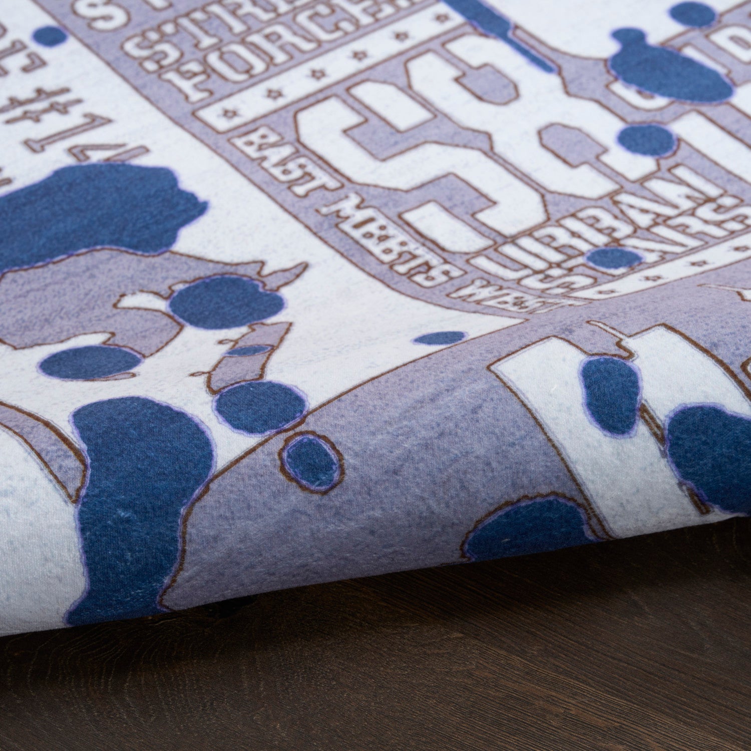 Nourison Imagination Blue Machine Washable Rug - Texture