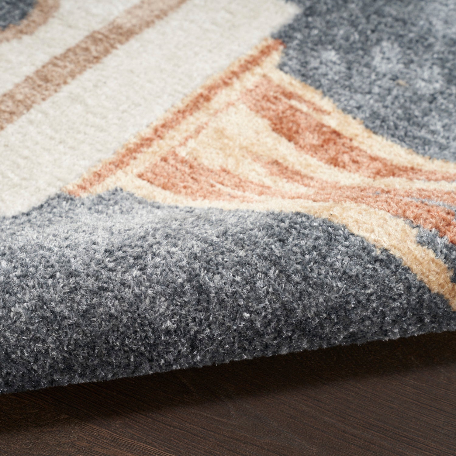 Nourison Astra Sky Blue Pet Friendly Machine Washable Rug - Texture
