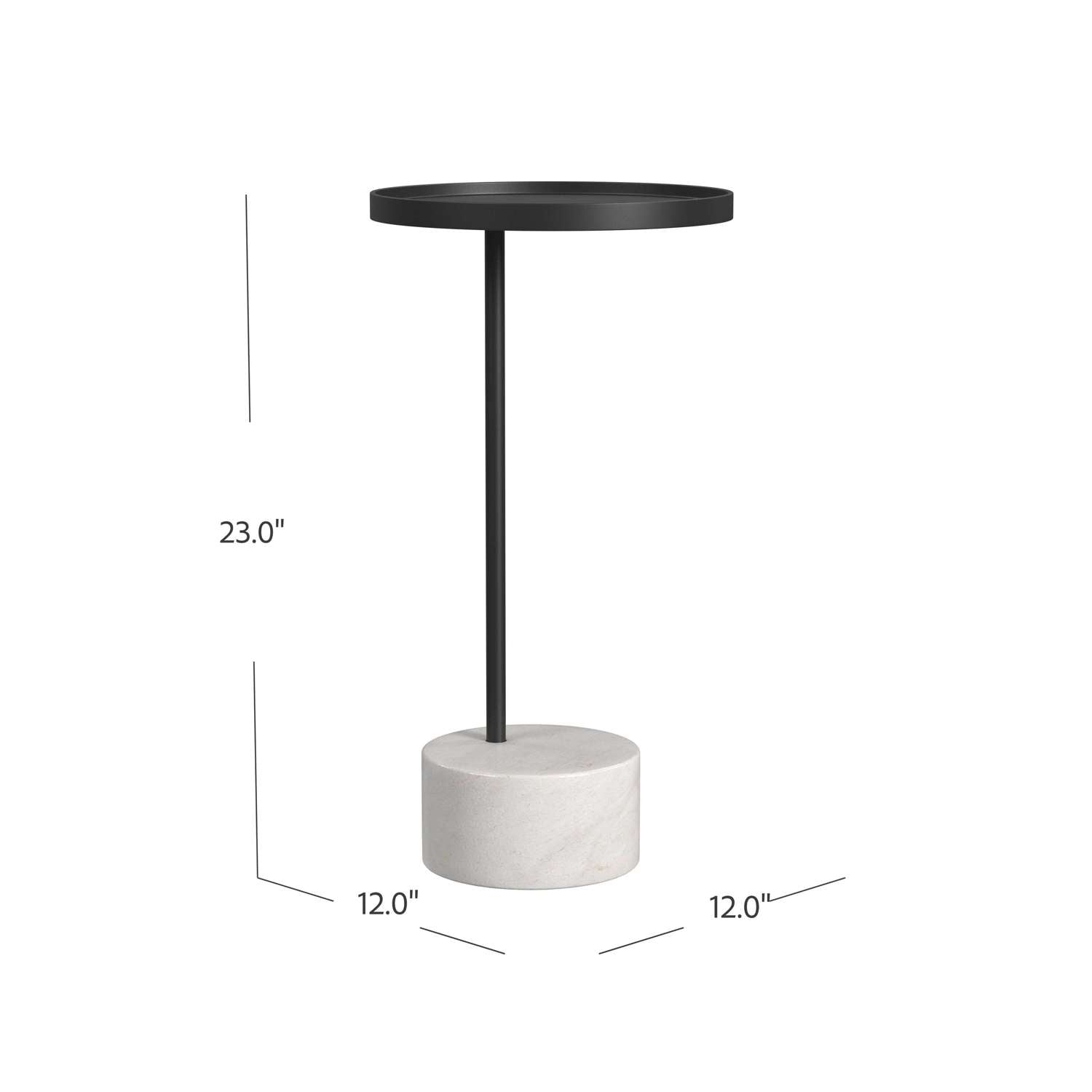 Banyan Scatter Table - Dimensional