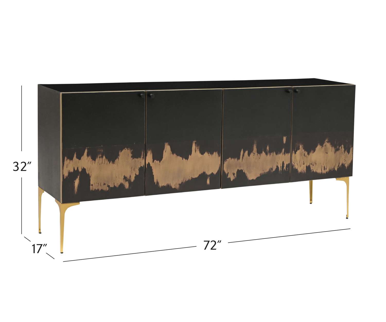 Kali Iron Sideboard - Dimensional