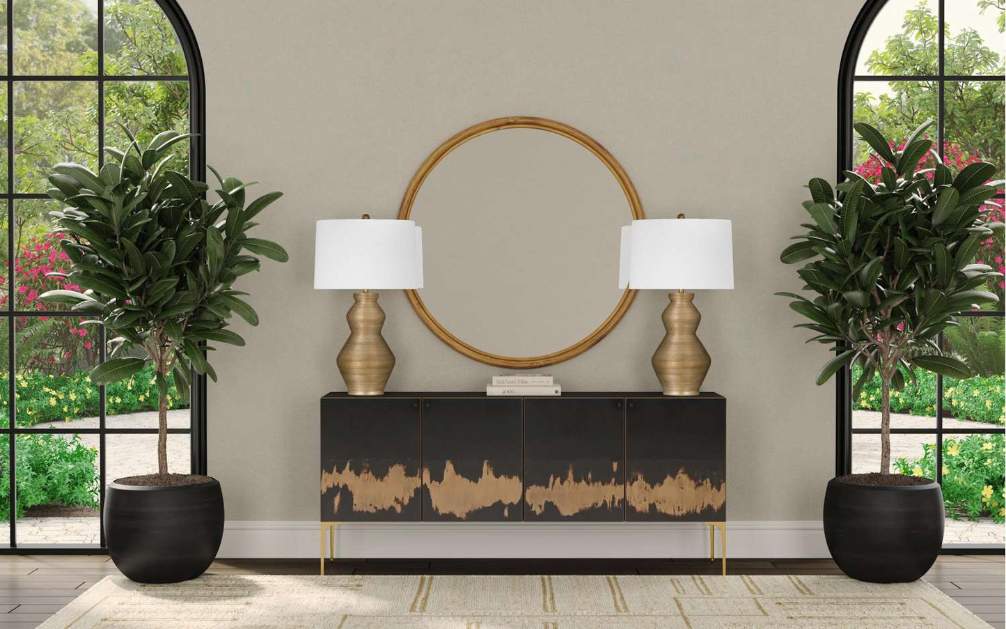 Kali Iron Sideboard - Room Scene