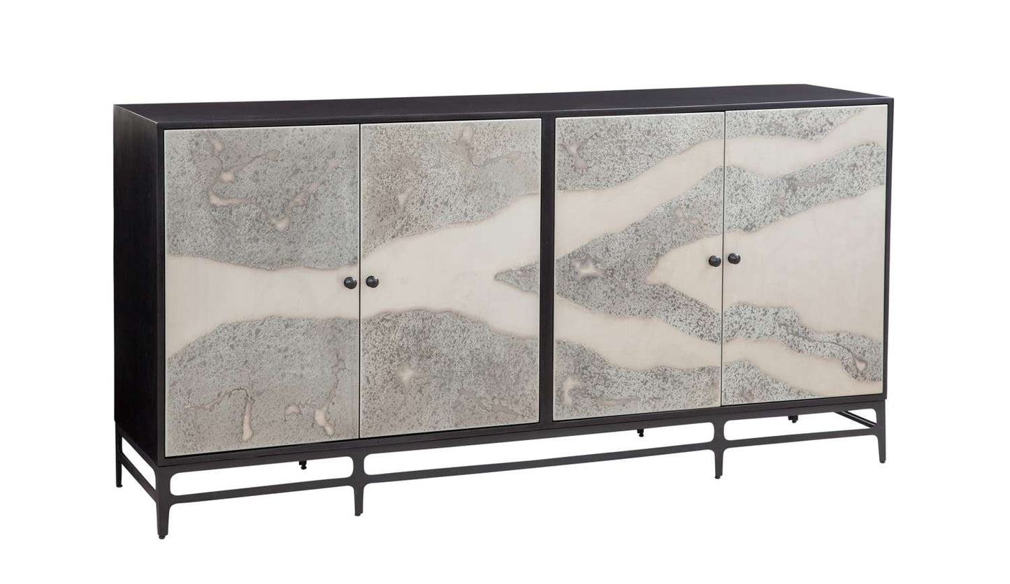 Caspar Iron Sideboard - Angle