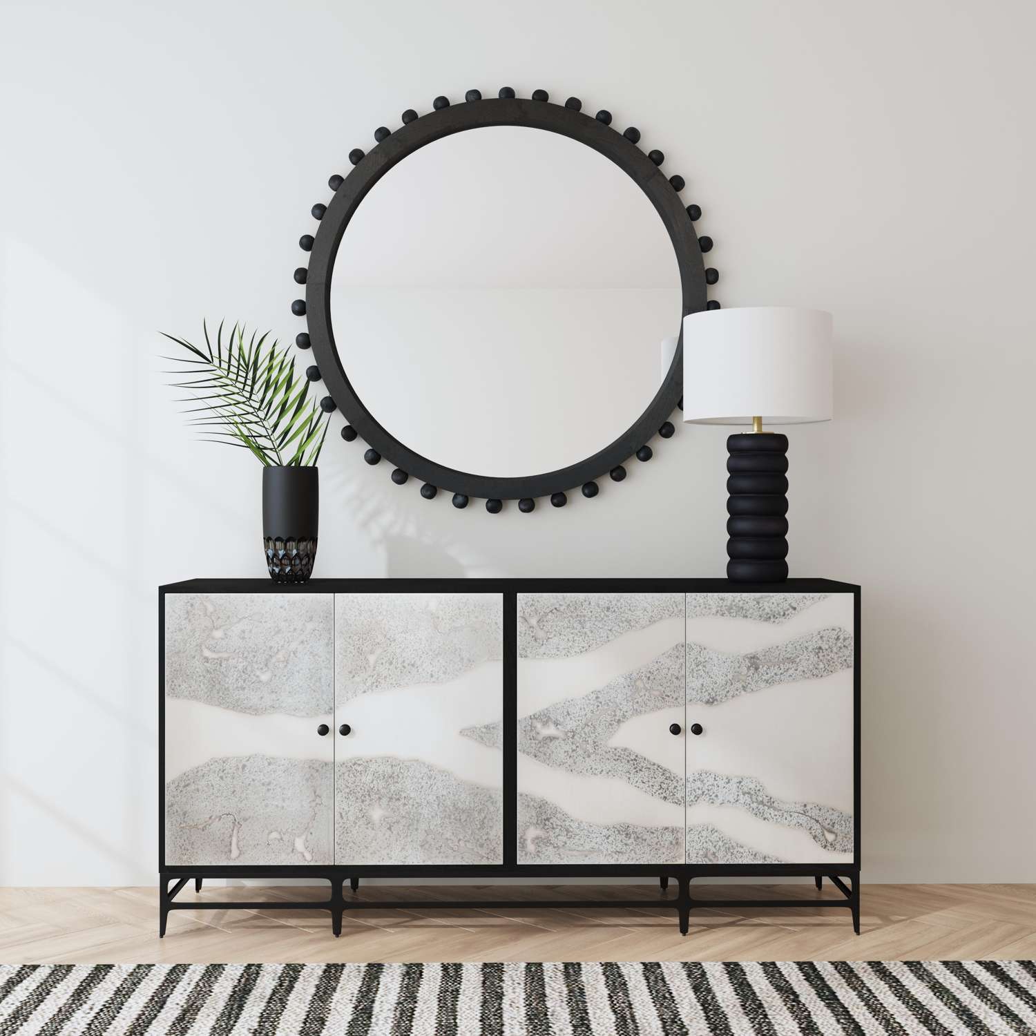 Caspar Iron Sideboard - Room Scene