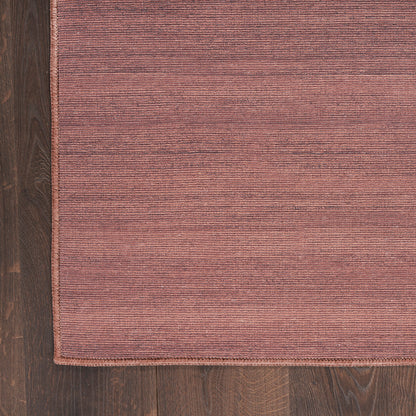 Nourison Essentials Loom Woven Mocha Machine Washable Rug - Corner