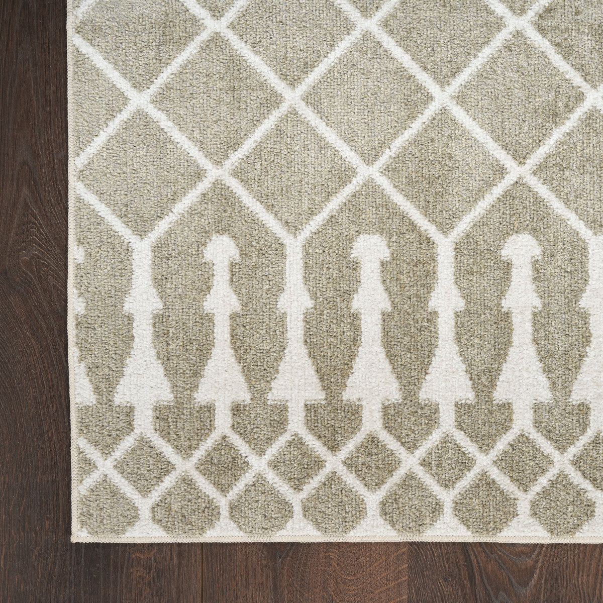 Nourison Astra Sage Pet Friendly Machine Washable Rug - Corner