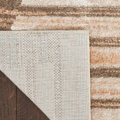 Nourison Astra Latte Pet Friendly Machine Washable Rug - Corner