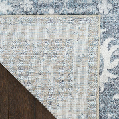 Nourison Astra Denim Pet Friendly Machine Washable Rug - Corner