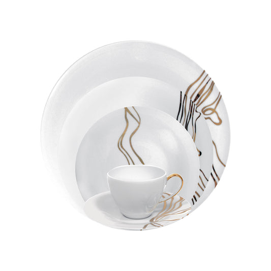 Fiume D'Oro 24 Piece Dinner Setting
