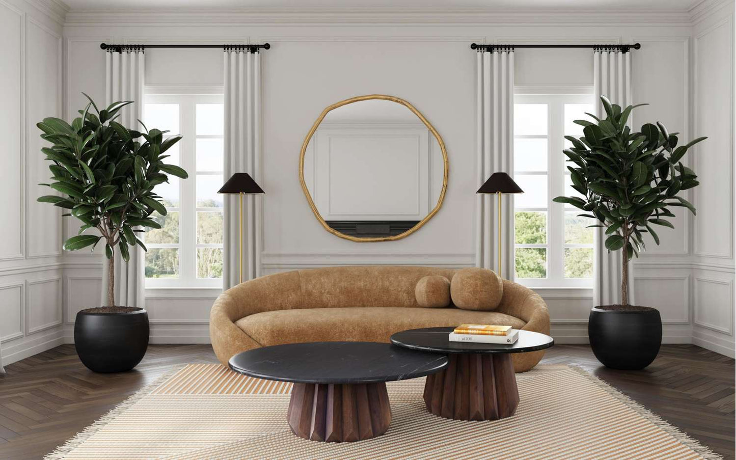 Jennings Small Nesting Coffee Table - Room Scene
