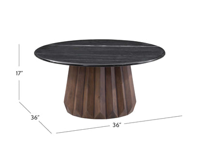 Jennings Small Nesting Coffee Table - Dimensional