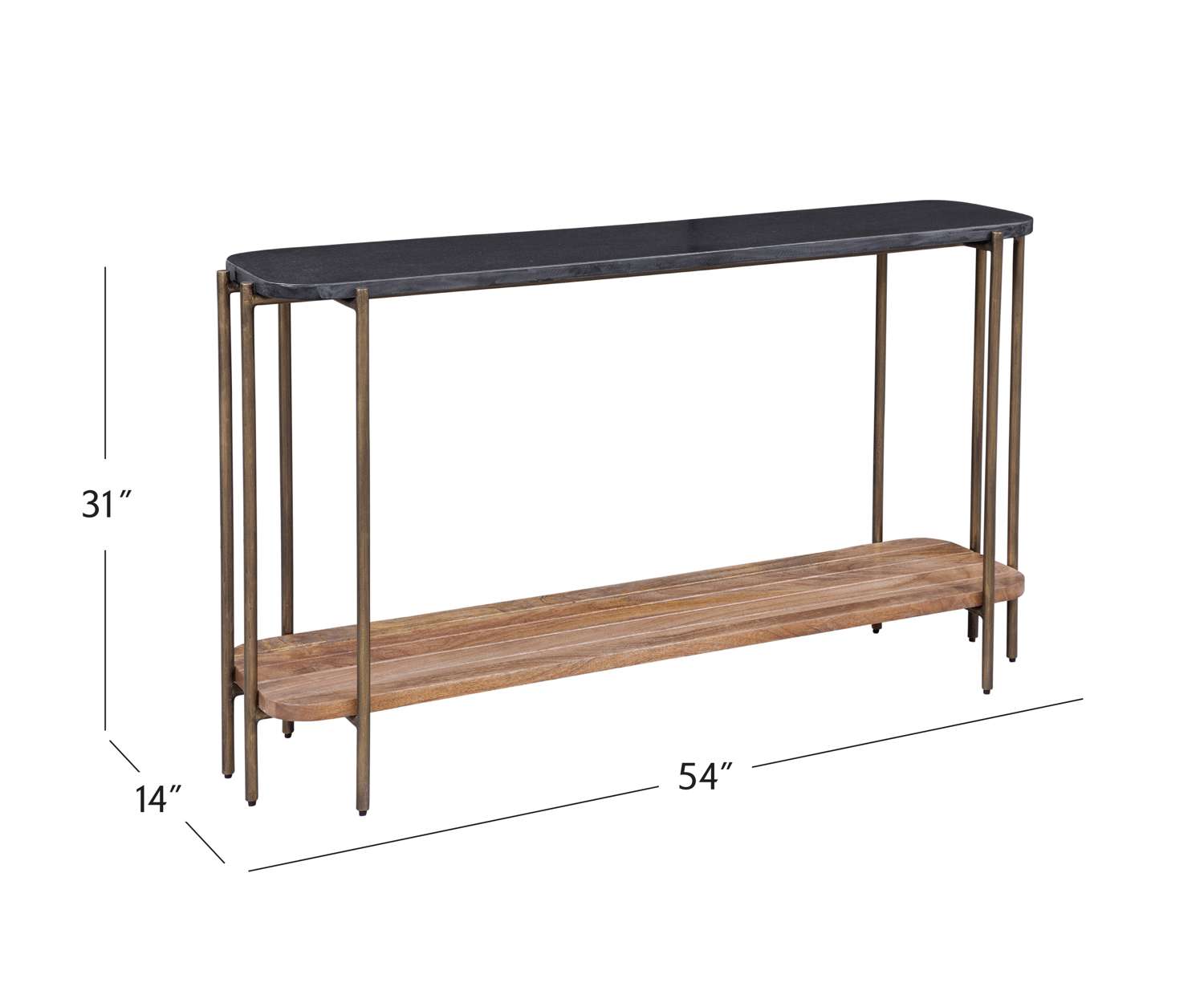 Adrienne Console Table - Dimensional