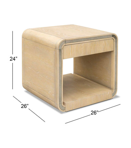 Damone End Table - Dimensional