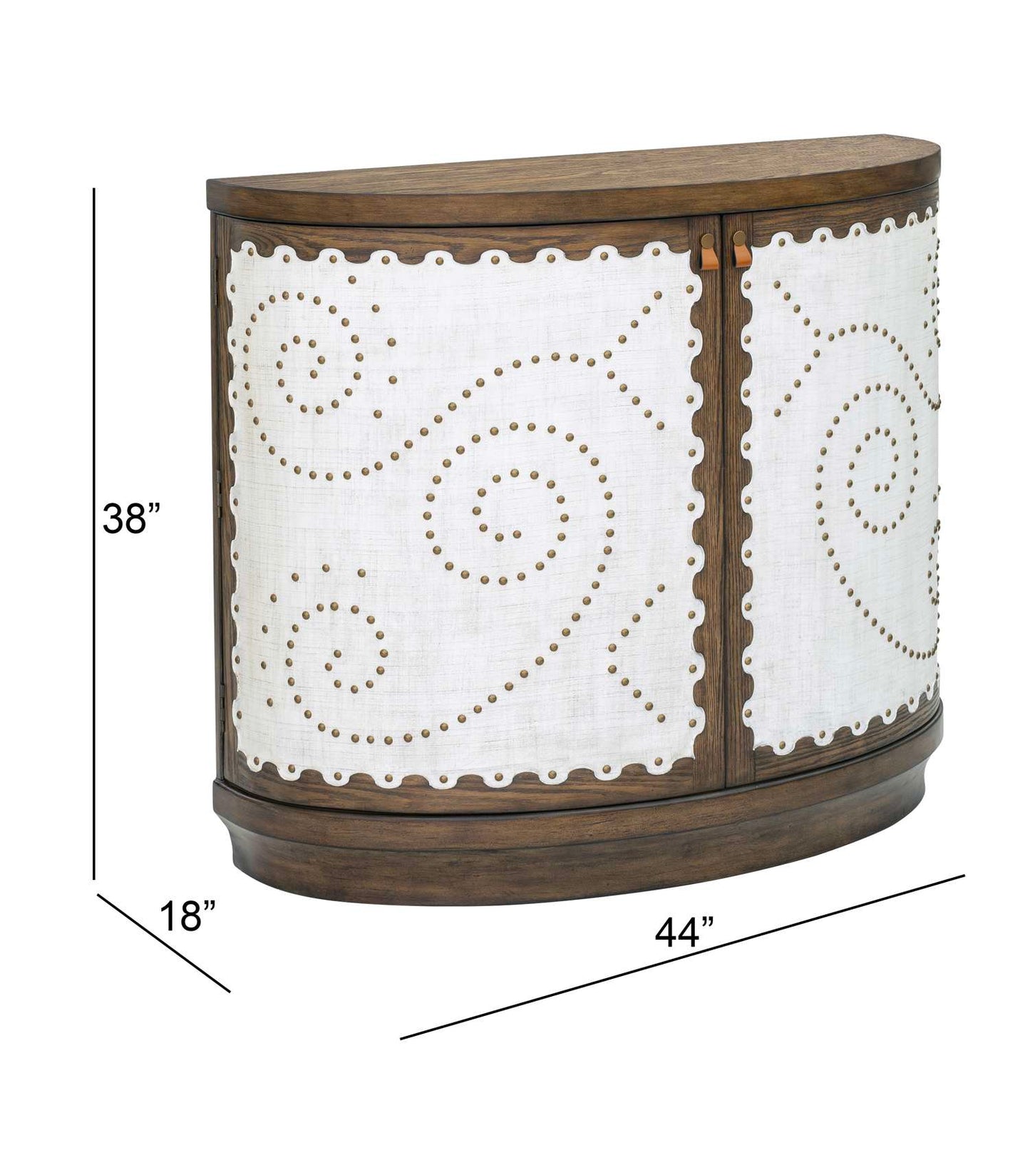Oxford Hall Cabinet - Dimensional