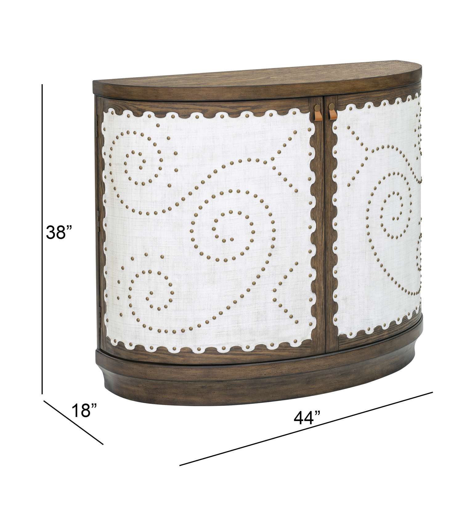 Oxford Hall Cabinet - Dimensional