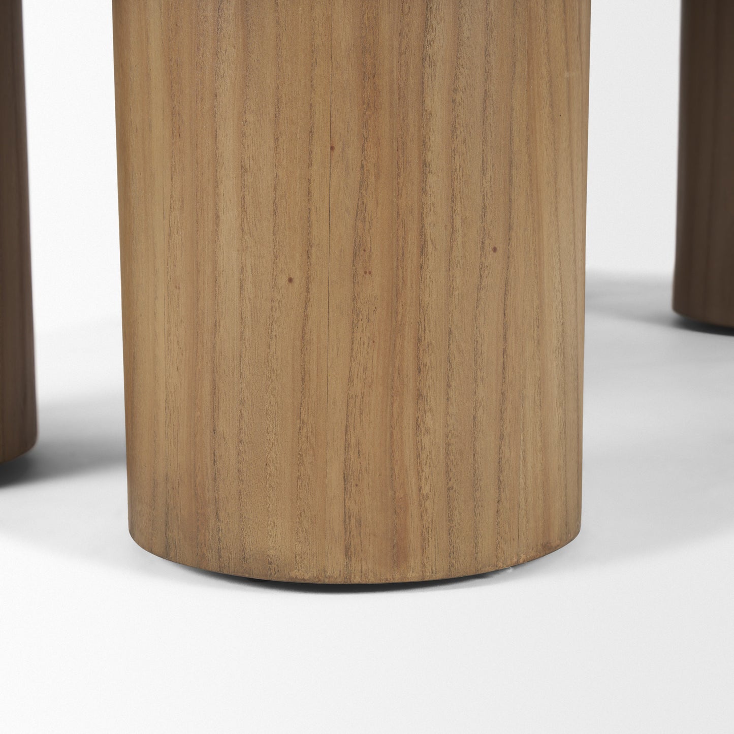 Natural Solid Wood Oval Coffee Table image 7