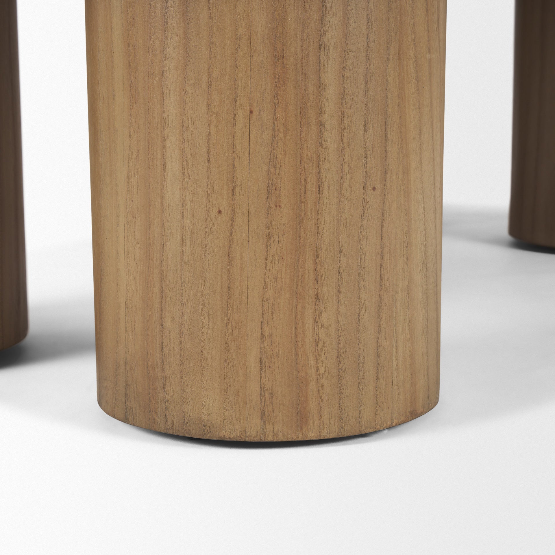 Natural Solid Wood Oval Coffee Table image 7