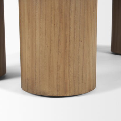 Natural Solid Wood Oval Coffee Table image 7