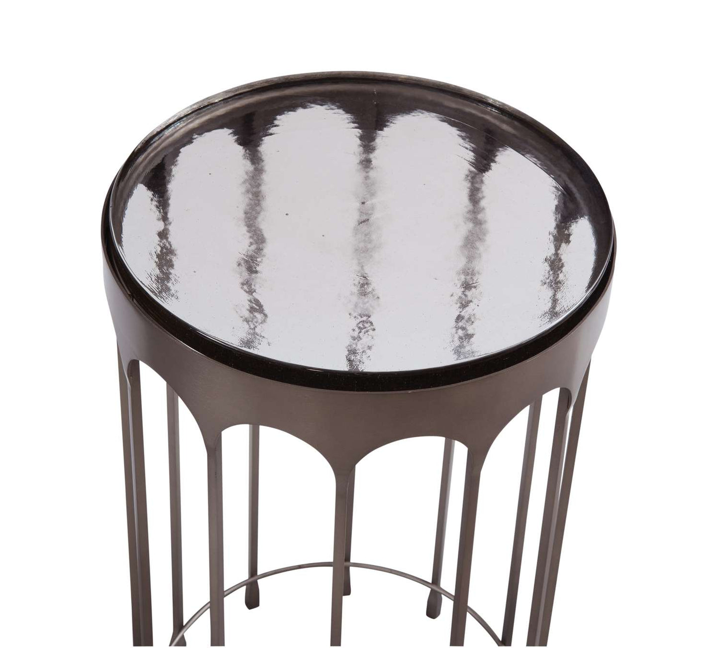 Hartley Nickel Accent Table - Detail