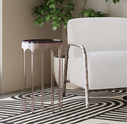 Hartley Nickel Accent Table - Main