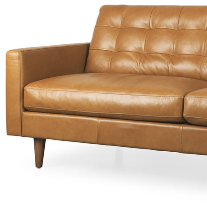 Brown Leather Sofa