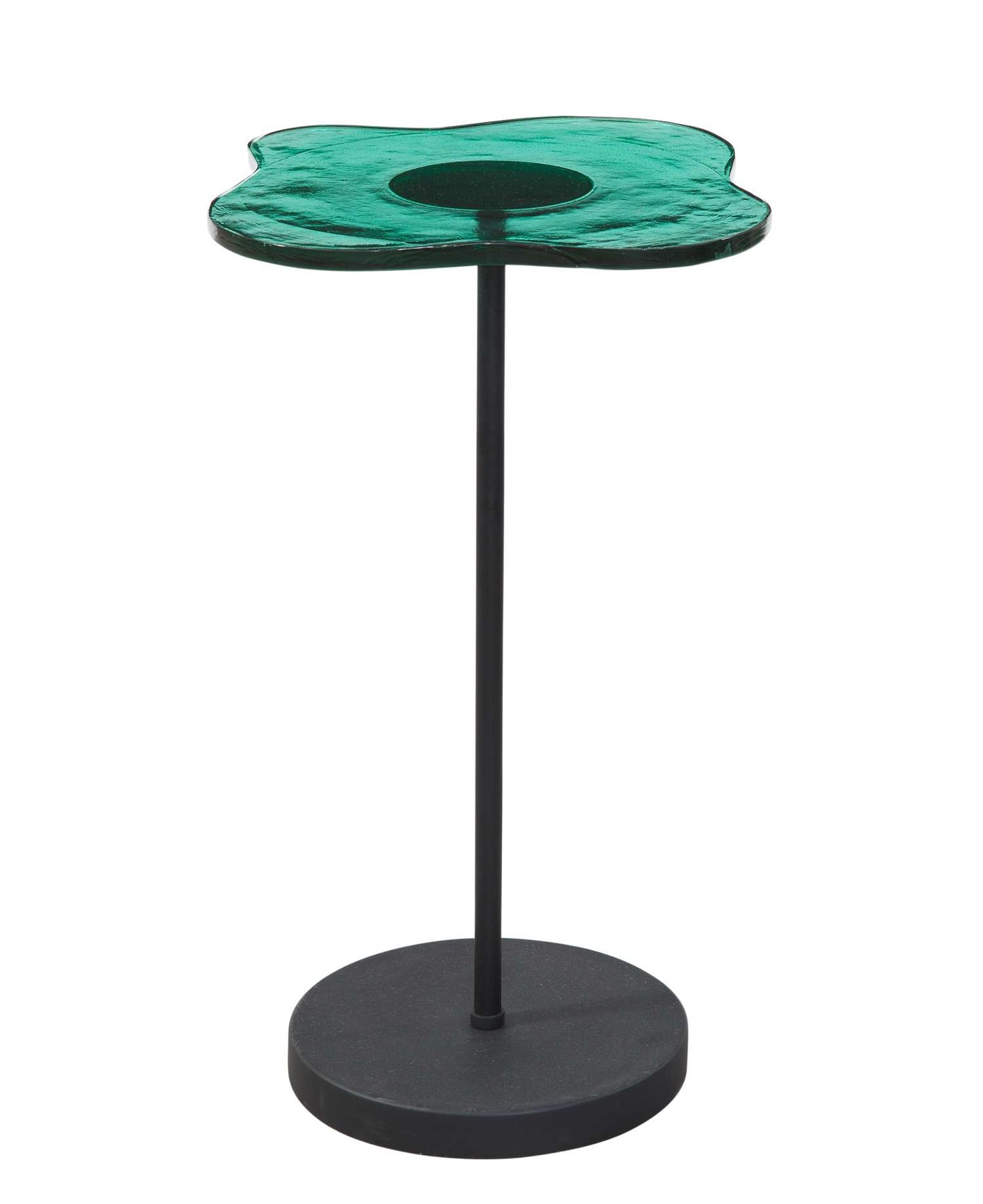 Elijah Accent Table - Green - Angle