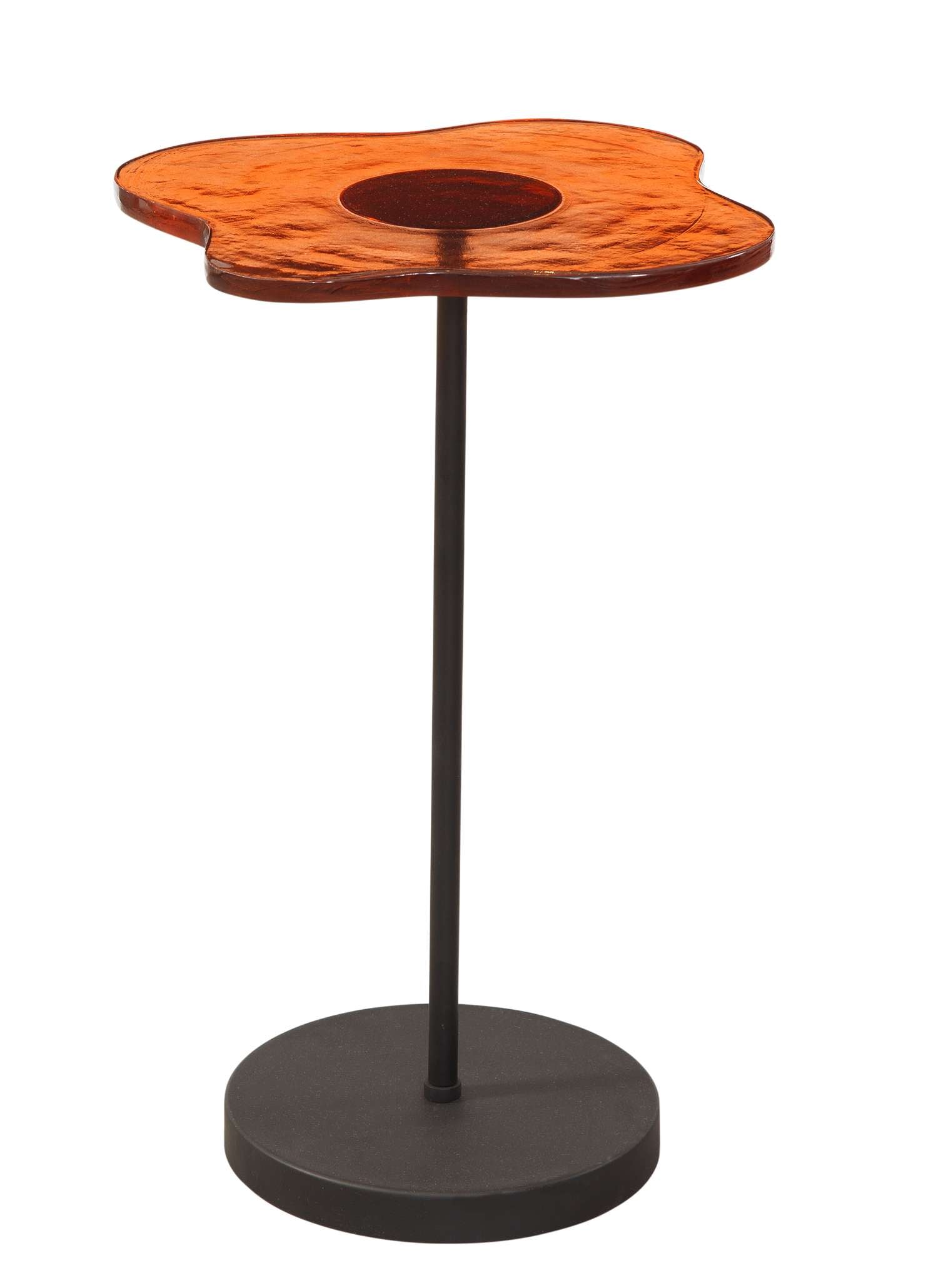 Elijah Accent Table - Red - Angle
