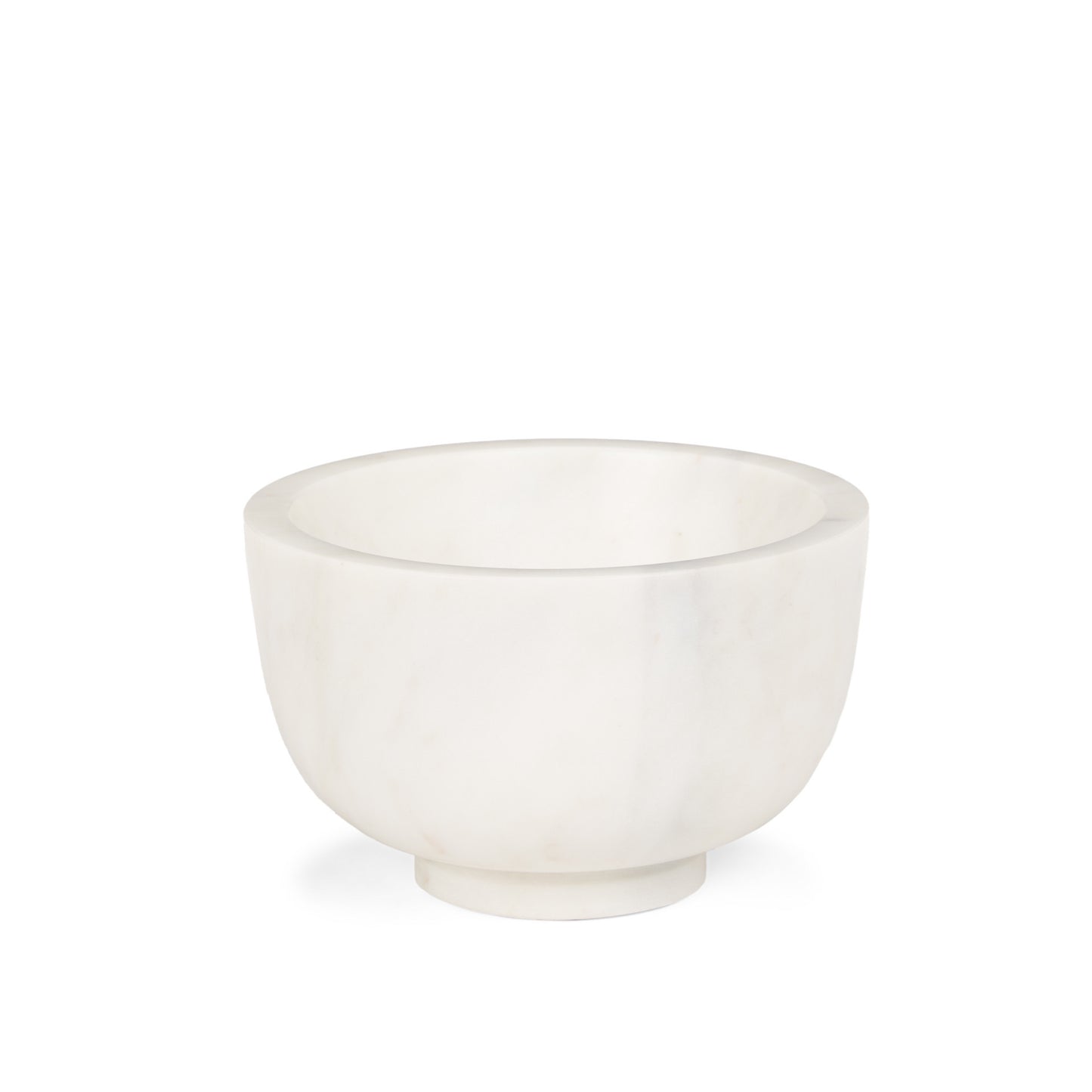 White Marble Round Decorative Bowl