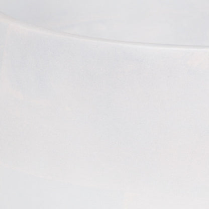 White Wood Round Centerpiece Bowl