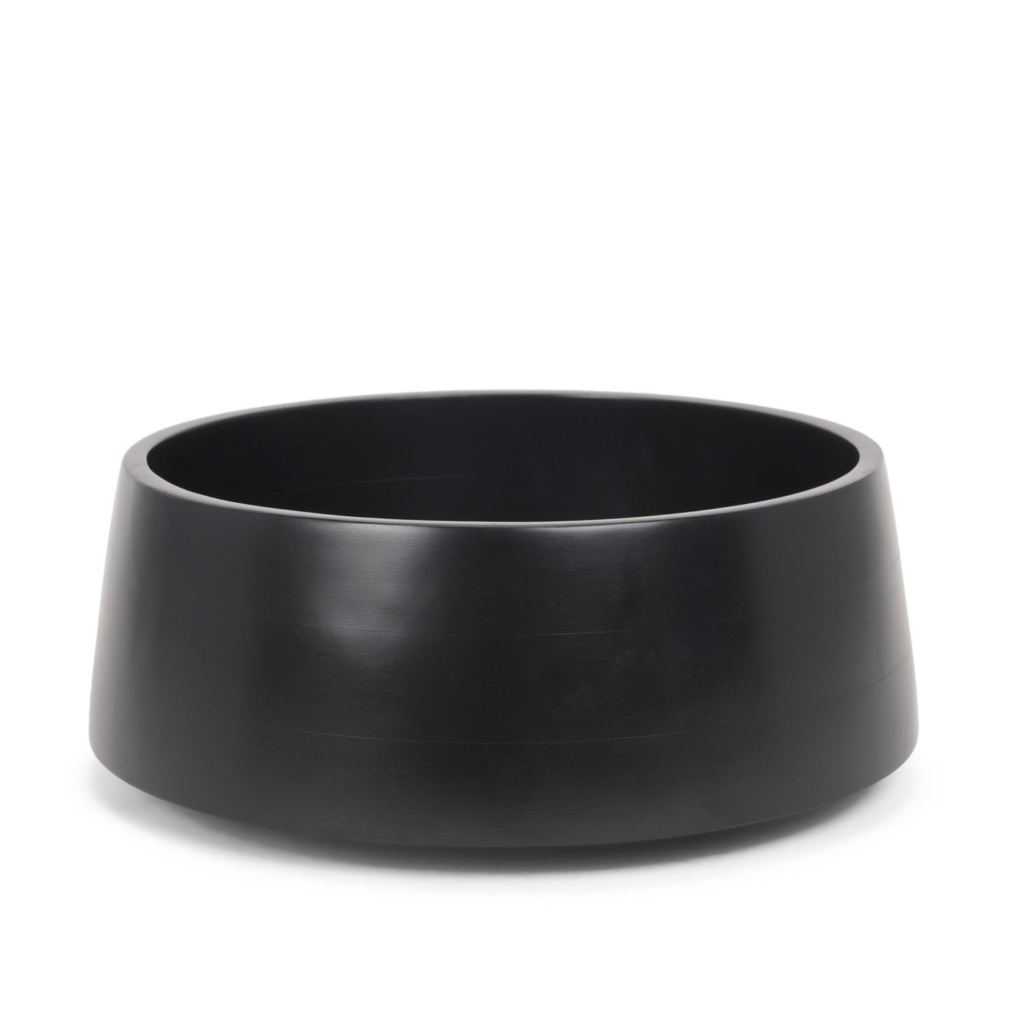 Black Wood Round Centerpiece Bowl